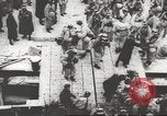 Image of German troops in snowstorm Poland, 1945, second 49 stock footage video 65675057618
