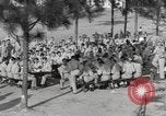 Image of Betty Grable at Army Camp Pacific Theater, 1942, second 19 stock footage video 65675057630