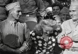 Image of Betty Grable at Army Camp Pacific Theater, 1942, second 37 stock footage video 65675057630