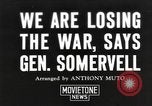Image of General Brehon Somervall Pacific Theater, 1942, second 1 stock footage video 65675057631
