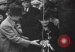 Image of launching of ships Kearny New Jersey USA, 1940, second 15 stock footage video 65675057673