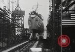 Image of launching of ships Kearny New Jersey USA, 1940, second 22 stock footage video 65675057673