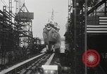 Image of launching of ships Kearny New Jersey USA, 1940, second 27 stock footage video 65675057673