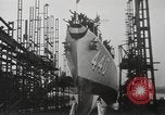 Image of launching of ships Kearny New Jersey USA, 1940, second 34 stock footage video 65675057673
