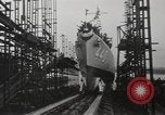 Image of launching of ships Kearny New Jersey USA, 1940, second 38 stock footage video 65675057673
