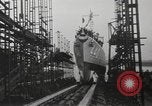 Image of launching of ships Kearny New Jersey USA, 1940, second 40 stock footage video 65675057673