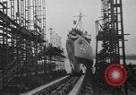 Image of launching of ships Kearny New Jersey USA, 1940, second 41 stock footage video 65675057673