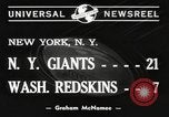 Immagine di Giants versus Redskins New York United States USA, 1940, secondo 5 filmato di repertorio 65675057683