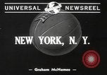 Image of basketball game New York United States USA, 1940, second 3 stock footage video 65675057685