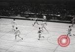 Image of basketball game New York United States USA, 1940, second 34 stock footage video 65675057685