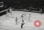 Image of basketball game New York United States USA, 1940, second 36 stock footage video 65675057685
