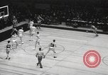 Image of basketball game New York United States USA, 1940, second 37 stock footage video 65675057685