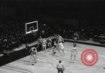 Image of basketball game New York United States USA, 1940, second 39 stock footage video 65675057685