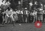 Standbild amerikanischen Golfer Walter Hagen Fertig zum Abschlag Europa, 1920, aus Sekunde 22 historischem Filmmaterial Videoclip 65675057700