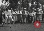 Standbild amerikanischen Golfer Walter Hagen Fertig zum Abschlag Europa, 1920, aus Sekunde 26 historischem Filmmaterial Videoclip 65675057700