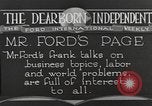 Standbild Ford der internationalen wöchentlich United States USA, 1920, aus Sekunde 22 historischem Filmmaterial Videoclip 65675057701