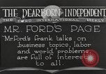 Standbild Ford der internationalen wöchentlich United States USA, 1920, aus Sekunde 25 historischem Filmmaterial Videoclip 65675057701