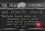 Standbild Ford der internationalen wöchentlich United States USA, 1920, aus Sekunde 26 historischem Filmmaterial Videoclip 65675057701