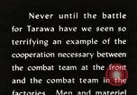 Immagine di Invasione di Tarawa Oceano Pacifico, 1944, secondo 13 filmato di repertorio 65675057711