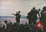 Image of Marines raise flag Iwo Jima Iwo Jima, 1945, second 17 stock footage video 65675057722