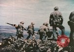 Image of Marines raise flag Iwo Jima Iwo Jima, 1945, second 18 stock footage video 65675057722
