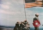 Image of Marines raise flag Iwo Jima Iwo Jima, 1945, second 22 stock footage video 65675057722