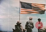 Image of Marines raise flag Iwo Jima Iwo Jima, 1945, second 30 stock footage video 65675057722