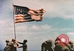 Image of Marines raise flag Iwo Jima Iwo Jima, 1945, second 35 stock footage video 65675057722