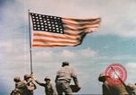 Image of Marines raise flag Iwo Jima Iwo Jima, 1945, second 37 stock footage video 65675057722