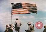 Image of Marines raise flag Iwo Jima Iwo Jima, 1945, second 38 stock footage video 65675057722