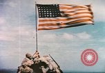 Image of Marines raise flag Iwo Jima Iwo Jima, 1945, second 41 stock footage video 65675057722