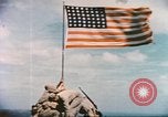 Image of Marines raise flag Iwo Jima Iwo Jima, 1945, second 42 stock footage video 65675057722
