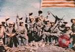 Image of Marines raise flag Iwo Jima Iwo Jima, 1945, second 43 stock footage video 65675057722