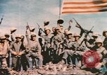 Image of Marines raise flag Iwo Jima Iwo Jima, 1945, second 44 stock footage video 65675057722