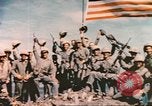 Image of Marines raise flag Iwo Jima Iwo Jima, 1945, second 46 stock footage video 65675057722