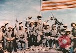 Image of Marines raise flag Iwo Jima Iwo Jima, 1945, second 48 stock footage video 65675057722