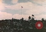 Image of Marines raise flag Iwo Jima Iwo Jima, 1945, second 54 stock footage video 65675057722