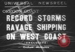 Image of storm Oregon United States USA, 1937, second 1 stock footage video 65675057740