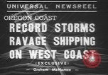 Image of storm Oregon United States USA, 1937, second 4 stock footage video 65675057740