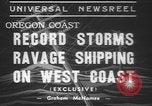 Image of storm Oregon United States USA, 1937, second 5 stock footage video 65675057740