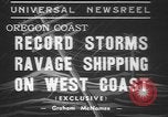 Image of storm Oregon United States USA, 1937, second 6 stock footage video 65675057740