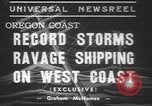 Image of storm Oregon United States USA, 1937, second 10 stock footage video 65675057740