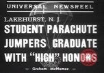 Image of naval parachute jumping school New Jersey United States USA, 1937, second 4 stock footage video 65675057743