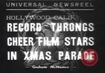 Image of Hollywood Christmas parade Hollywood Los Angeles California USA, 1937, second 1 stock footage video 65675057744