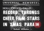 Image of Hollywood Christmas parade Hollywood Los Angeles California USA, 1937, second 4 stock footage video 65675057744