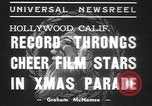 Image of Hollywood Christmas parade Hollywood Los Angeles California USA, 1937, second 9 stock footage video 65675057744
