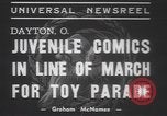 Image of toy parade Dayton Ohio USA, 1937, second 5 stock footage video 65675057745