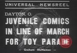 Image of toy parade Dayton Ohio USA, 1937, second 8 stock footage video 65675057745