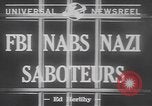 Standbild NS-Spione United States USA, 1942, aus Sekunde 6 historischem Filmmaterial Videoclip 65675057751
