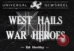 Image of World War II heroes welcomed Los Angeles California USA, 1942, second 1 stock footage video 65675057760